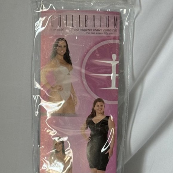 Equilibrium Firm compression girdle - Bodysuit with bra - C4230, Beige 5X - NEW - Picture 4 of 4